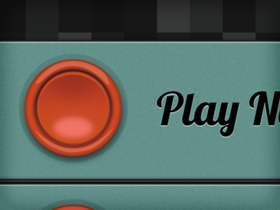 Trivia Button Concept arcade button iphone retro ui