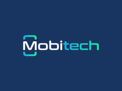 Mobitech creative event logo logo type mobile simple tech technology typo unilever