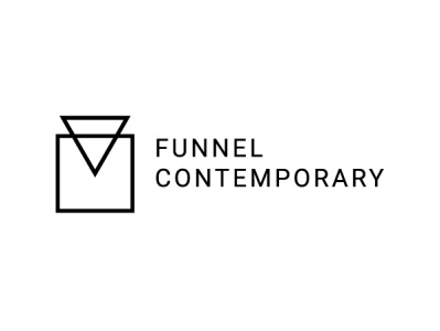 Funnel Contemporary Art Gallery brand identity graphicdesign logodesign logotype minimalism modern monogram monogram letter mark monogram logo typography