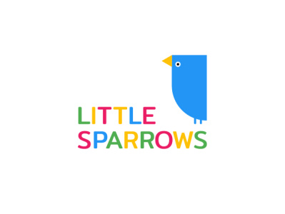 Little Sparrows Kindergarten brand identity branding design graphic design graphicdesign illustration logodesign minimalism modern simple typography