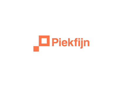 Piekfijn brand identity branding design graphicdesign logodesign logotype minimalism modern monogram monogram letter mark typography