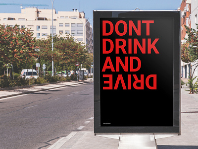 Don't drink and drive campaign adobe affiche art billboard book bookcover bookcoverdesign creative flyer music musical posters print prints promo promotion promotional design theater theatre