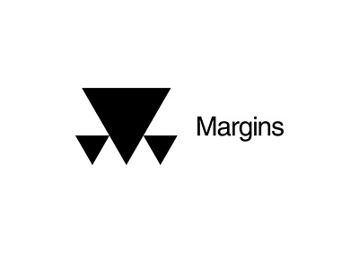 Margins design graphicdesign illustration logo logodesign logotype minimalism modern monogram ui