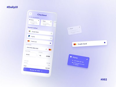 DailyUI #002 • Credit Card Checkout