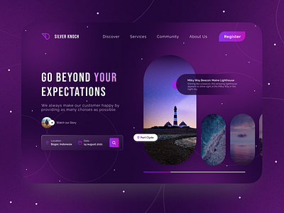 Travel Agency Concept branding design designer ui ui ux webdesign