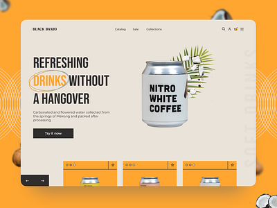 Soft Drinks Landing Page