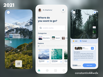 Travel App Concept