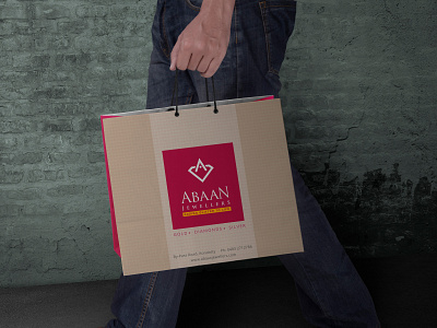 Bag, Hoarding and other print designs for Abaan Jewellers.
