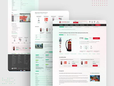 Product Landing Page Design for Brandbeveiligingshop