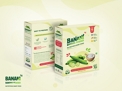 Banani Food Product Package Design box box design pack package package design packagedesign packaging packaging design