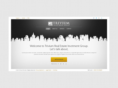 Landing Page for Trivium Investment Group