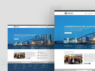 Pernix Group's Website design (USA)