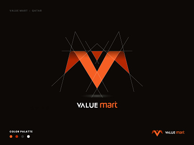 Branding for Value Mart - Qatar brand brand design brand identity brand value brandidentity branding branding and identity branding concept branding design doha logo logo design logo making logodesign logos qatar value mart