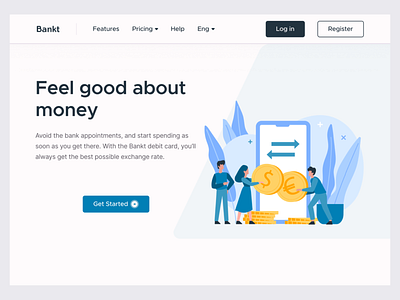 UI 03 Landing Page design figma graphic design illustration typography ui ux vector web design