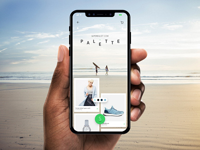 Superbalist x Pallette android application apps beach clothes concept fashion iphone sky superbalist ui ux
