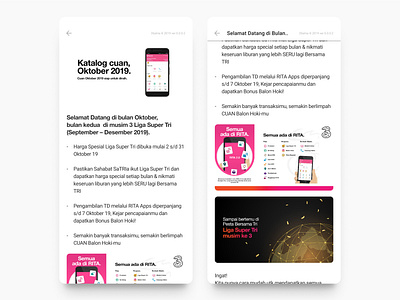 3Satria - Newsletter app design mobile app mobile app design mobile app development mobile application mobile apps ui ux