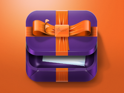 Wrappit iOS Icon christmass design gift icon ios iphone iphone icon new year present wrappit xmass