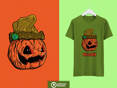 Monster Pumpkin Illustration abstract abstract art animatoon brand identity design halloween illustration illustration art logodesign monster pumpkin tshirt vector