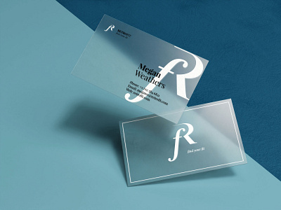 Retrofit : Logo Design 2d brand business business card creative design dribbble logo modern monogram typography ui ux vector