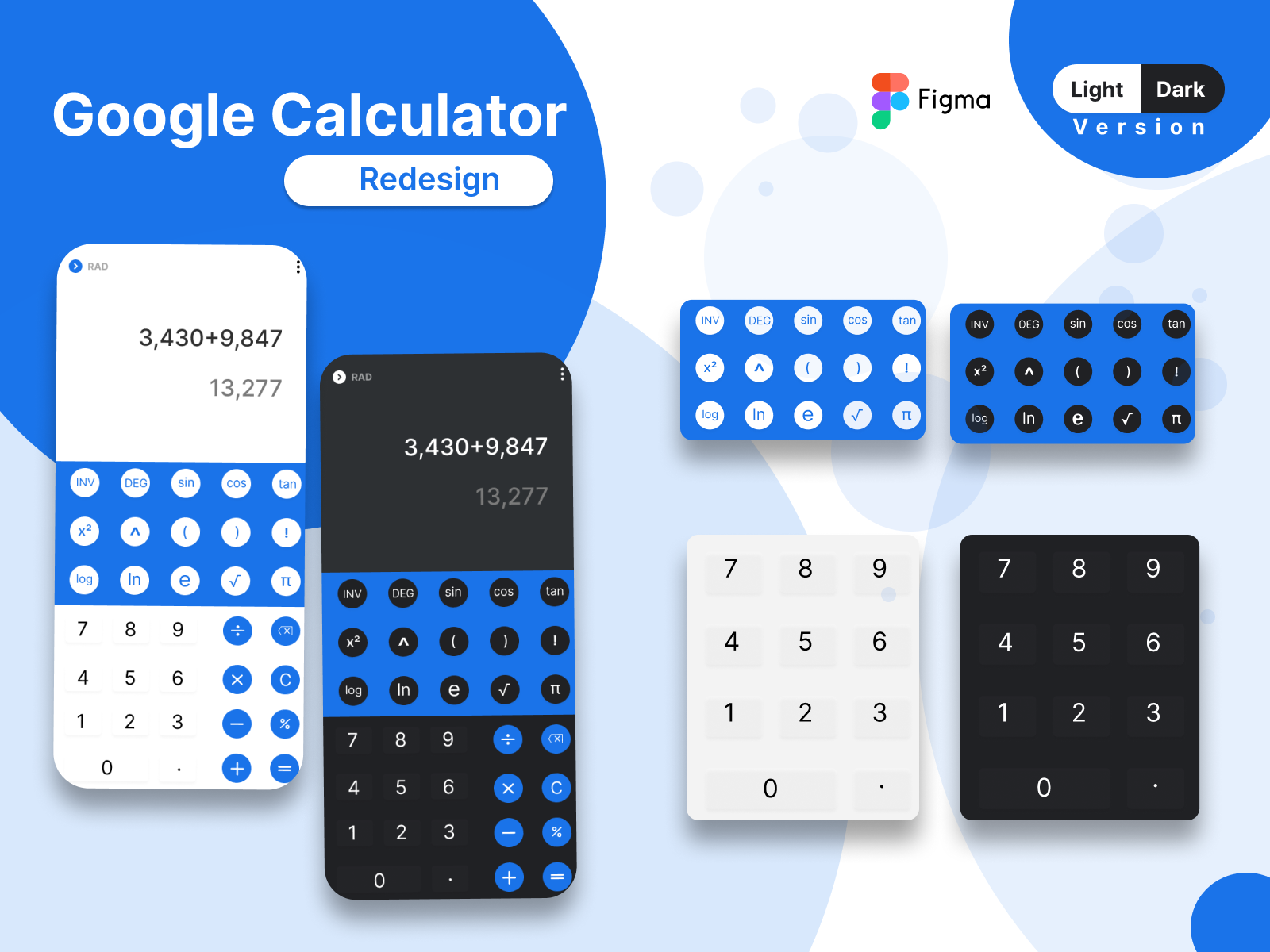 Google Calculator Redesign by SH Bappy on Dribbble