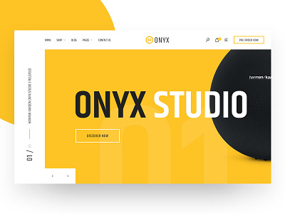 Onyx Landing Page Redesign landing page photoshop onyx studio redesign