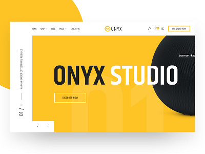 Onyx Landing Page Redesign