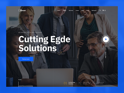 Fissue Agency Landing Page