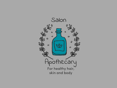Apothecary logo (v2) cosmetic herbal logo organic