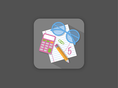 "Teacher's assistant" app logo app application icon school teacher vector