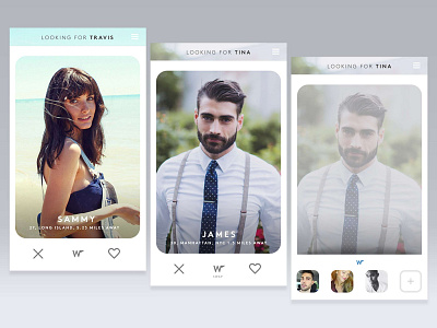 Dating App Conceptual Work app appdesign dating datingapp design design app inteface interface design ui