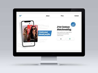 Dating App Website design