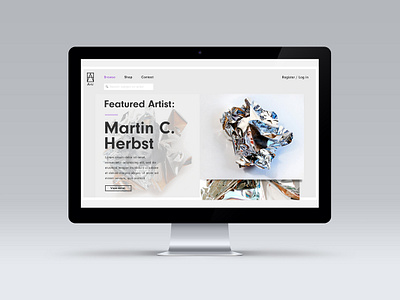 Art Aggregator Website - features page design grid responsive responsive website typography webdesign webdesigner website websites websitestyle