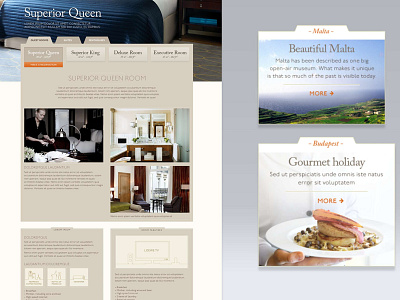 Module detail and webpage mockup for Corinthia Hotels design hotel luxury luxury brand responsive design web design website website design websites