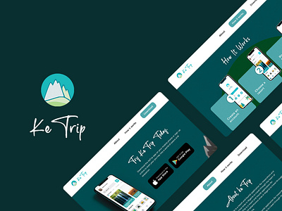 Ketrip Tourist App app graphic design illustration ui ux