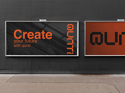 QUNTI branding graphic design logo