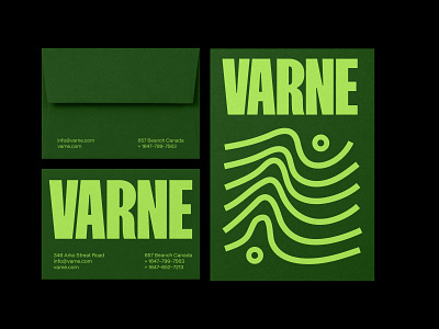 VARNE branding graphic design logo vector