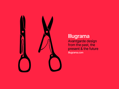 Scissors classic design flat illugrama illustration infographic minimal modern scissors simple tools vector