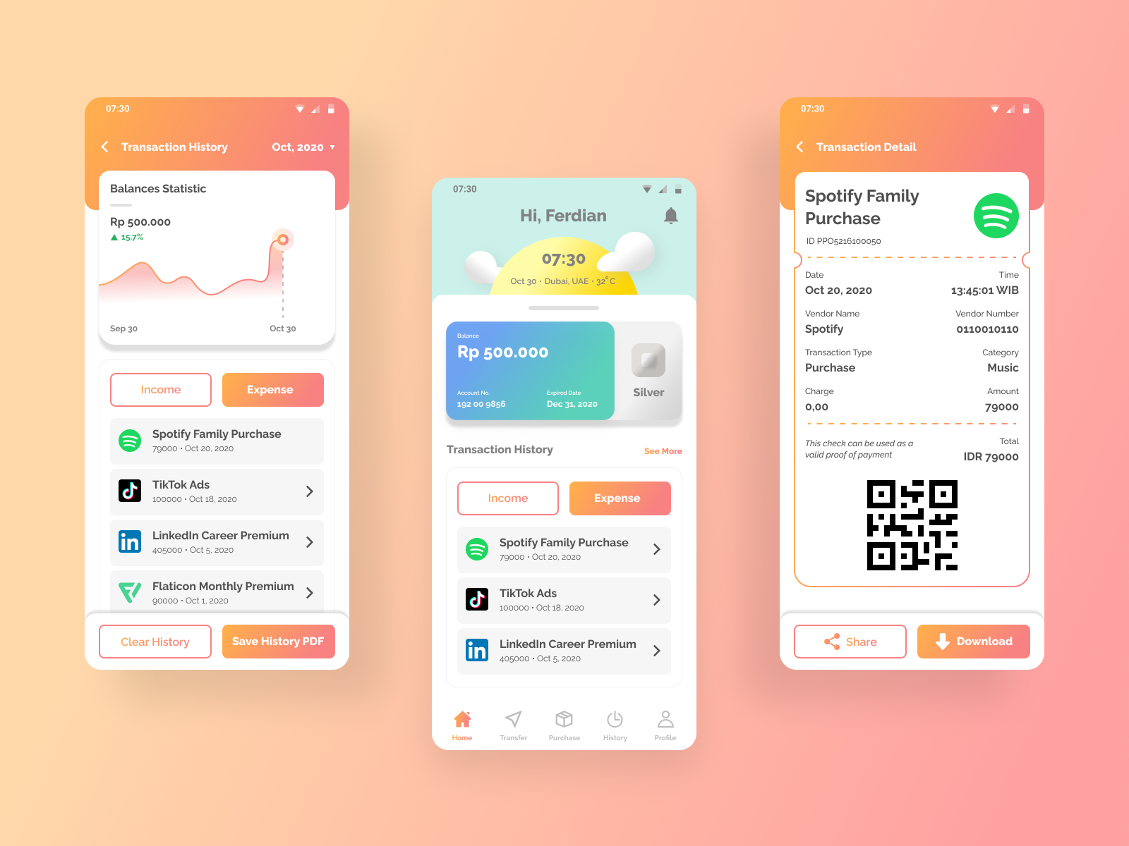 All in One Financial Management App By Ferdian Dwi Cahyo On Dribbble