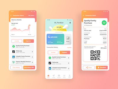 All-in-One Financial Management App app figmadesign financial app management app mockup ui design ui inspiration ux design