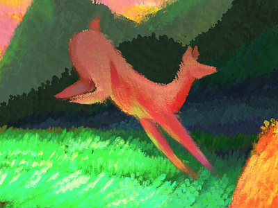 tiny detail of cover for Future Unfolding cover games indie painted