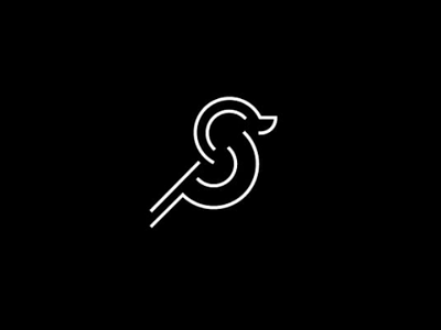 Bird Logo brand identity logo minimal monogram