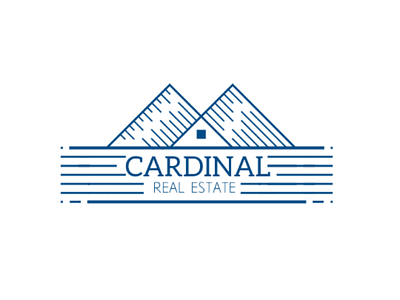 CARDINAL - Real Estate Logo Submission branding home identity logo ruler