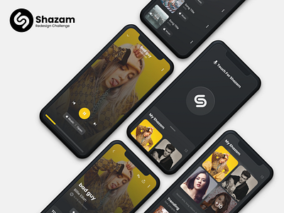 Shazam Redesign UI Challenge