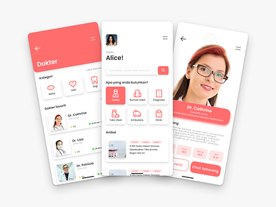 [Okdoc App UI Concept] app design doctor app healthapp ui uidesign uiux uiuxdesign ux