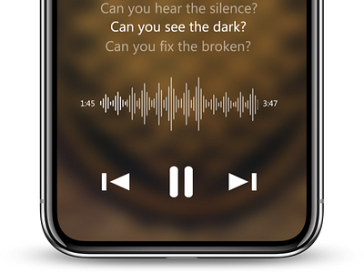 Music App UI Concept