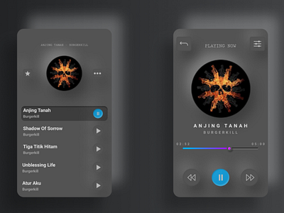Music Application UI android bekasi designapp ios musicapp ui uidesign uiuxdesign webdesign