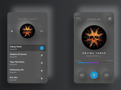 Music Application UI