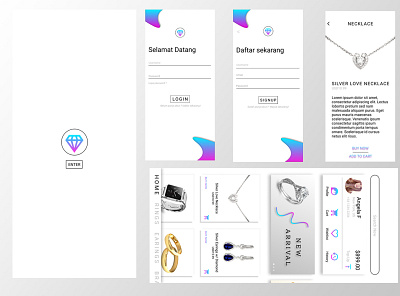 UI Design Jewelry Shop adobe adobexd app bekasi design figma figmadesign indonesia jakarta mobile photoshop ui uiuxdesigner xd