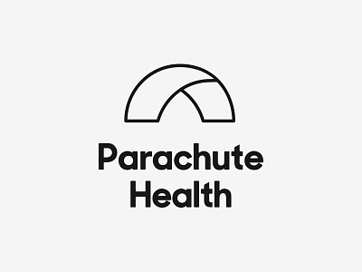 Parachute Health brand health healthcare identity logo parachute health