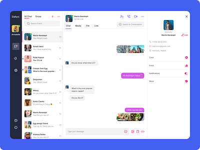 Redesign UI Messenger | Chatbox chatbox messenger ui web design